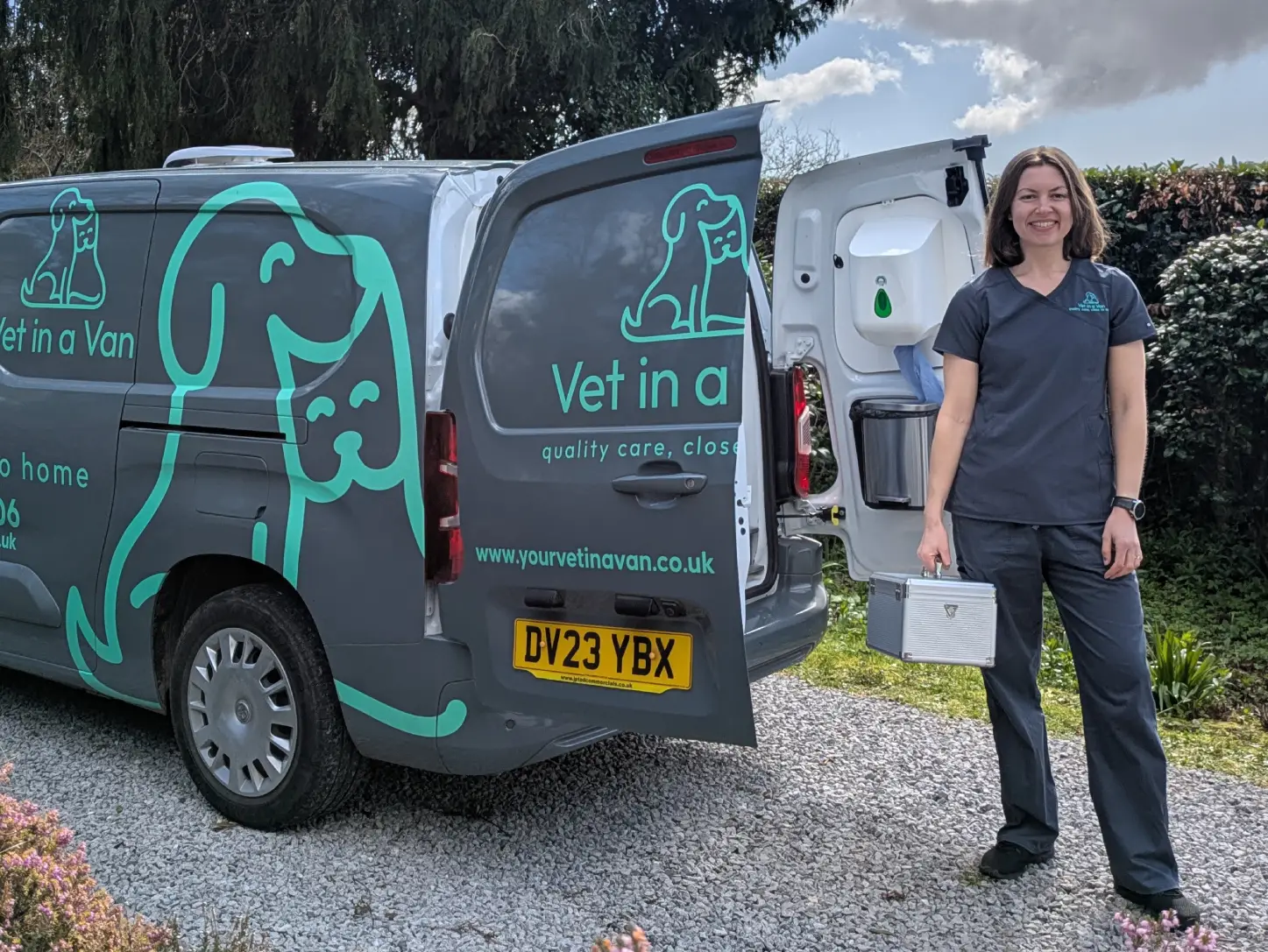 Vet in a Van home visit